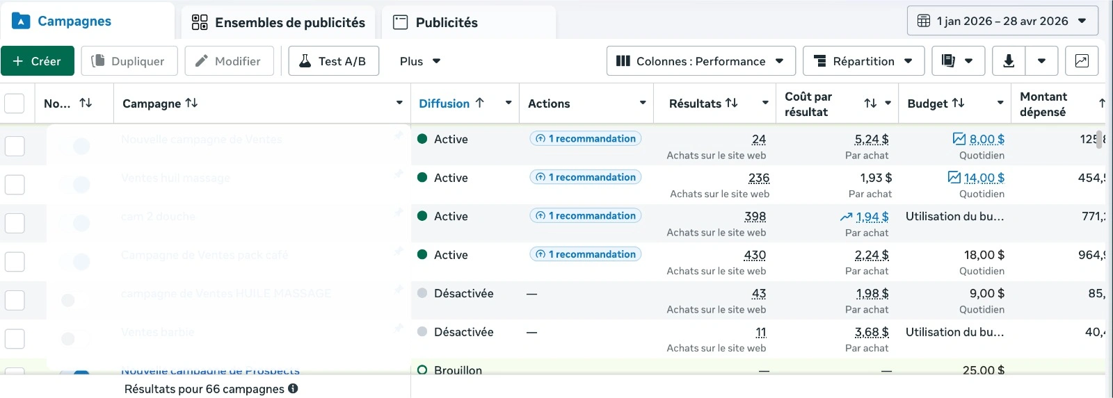 Meta Ads Results (Facebook & Instagram)