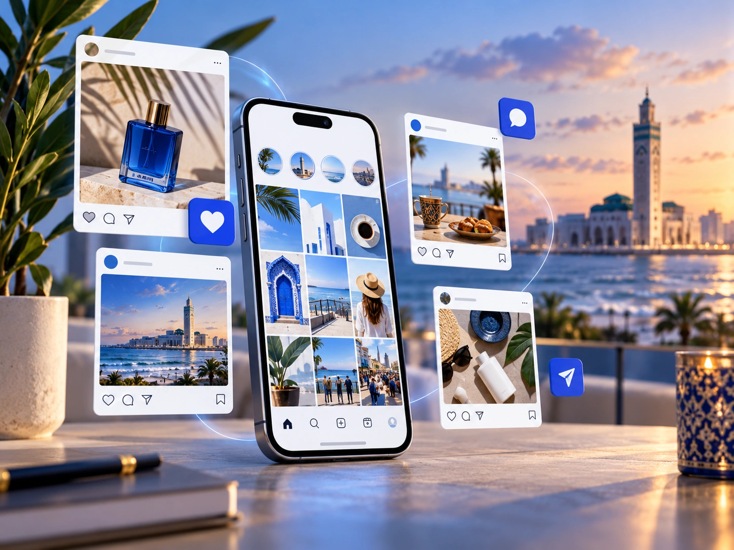 Agence Community Management Casablanca – création de contenu